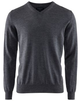 Wilton Merino V-Neck Dark grey