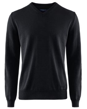 Wilton Merino V-Neck Black
