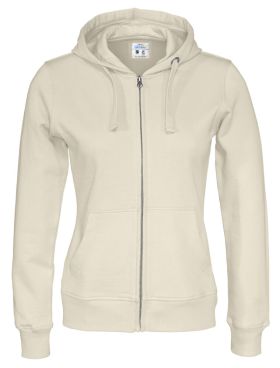 Full Zip Hood Lady Off White