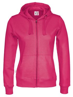 Full Zip Hood Lady Dk Cerise