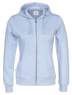 Full Zip Hood Lady Sky Blue
