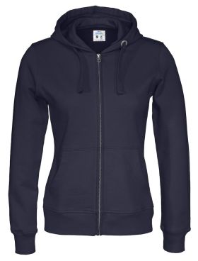 Full Zip Hood Lady Navy