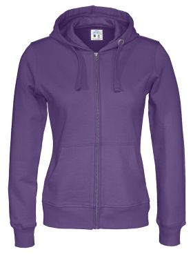 Full Zip Hood Lady Purple