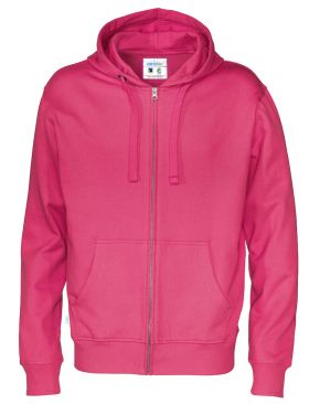 Full Zip Hood Man Dk Cerise