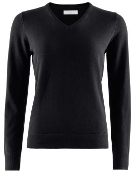 W's Brockton Cotton V-Neck Black