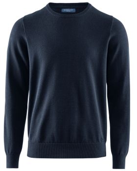 Brockton Cotton Crew Neck Navy Blue