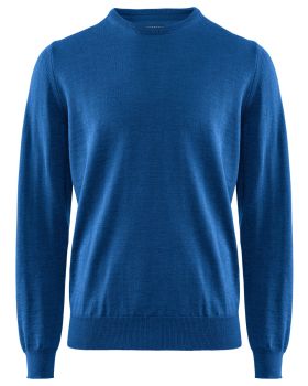 Wilton Merino Crew Neck Dark blue