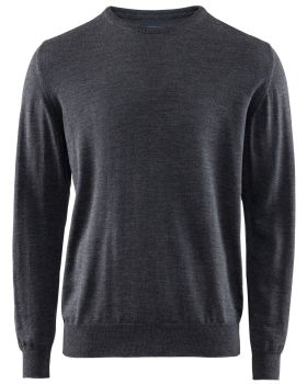 Wilton Merino Crew Neck Dark grey