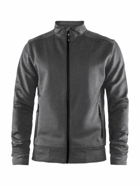 Noble Zip Jacket M Darkgrey melange