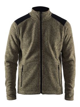 Noble Zip Jacket Heavy Knit Fleece M Dk Forest