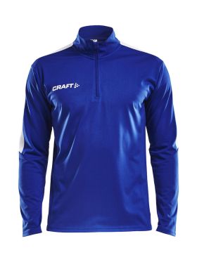 Progress Halfzip LS Tee M Club Cobolt