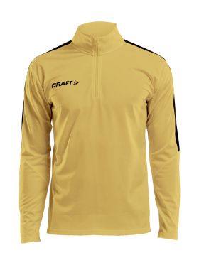 Progress Halfzip LS Tee M Sweden Yellow/Black