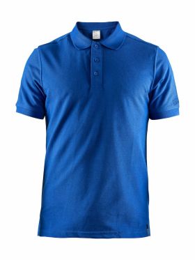 Casual Polo Pique M Sweden Blue