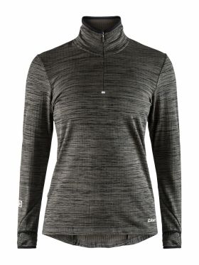 Grid Halfzip W Black