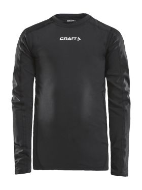Pro Control Compression Long Sleeve Jr Black