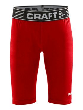 Pro Control Compression Short Tights Jr Bright Red
