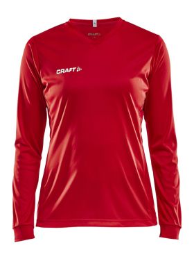 Squad Go Jersey Solid Ls W Bright Red