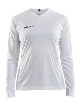 Squad Go Jersey Solid Ls W White