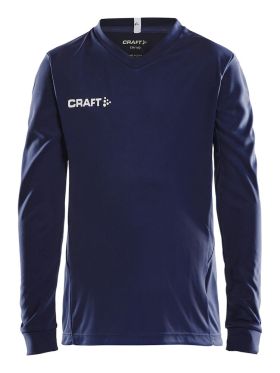Squad Go Jersey Solid Ls Jr Navy