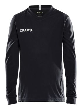 Squad Go Jersey Solid Ls Jr Black