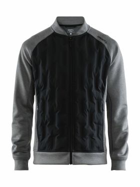 Hybrid Jacket M DK GREY MELANGE-BLACK
