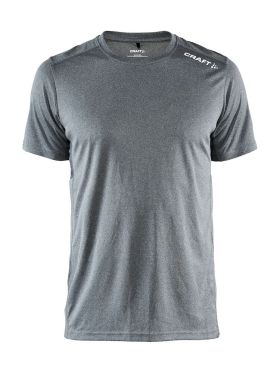 Rush SS Tee M Dk Grey Melange