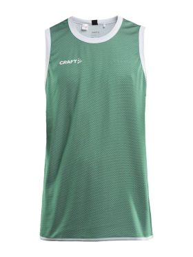 Progress Reversible Basket Singlet M Team Green/White