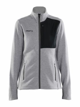 ADV Explore Heavy Fleece Jacket W Grey Melange-Black