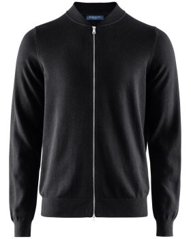 Brockton Cotton Full Zip Black