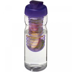 H2O Active® Base 650 ml flip lid sport bottle & infuser Purple