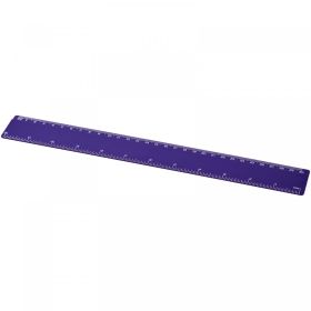 Renzo 30 cm plastic ruler Purple