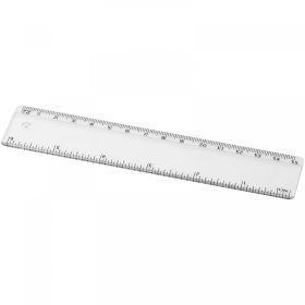 Renzo 15 cm plastic ruler Transparent