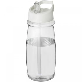 H2O Active® Pulse 600 ml spout lid sport bottle White
