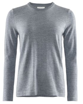 W's Wilton Merino Crew Neck Grey
