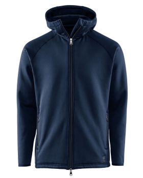 Doyle Fleece Hood Navy Blue