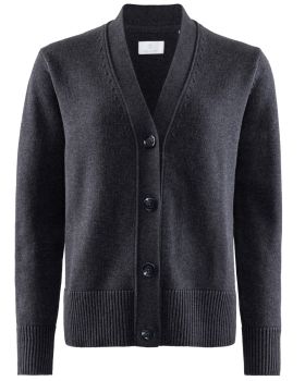 W's Brockton Cardigan Dark grey