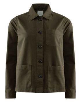 W's Logan Stretch Overshirt Green