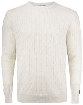 Blakely Knitted Sweater Men Sand Melange