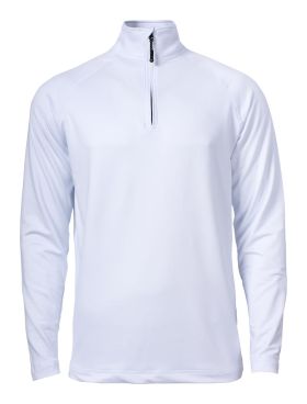Coos Bay Half Zip Men White