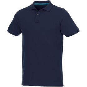 Beryl short sleeve men's organic recycled polo navy