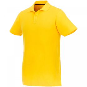 Helios short sleeve men's polo Yellow