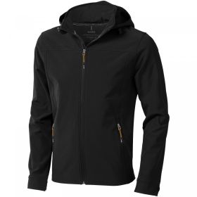 Langley men's softshell jacket Solid black