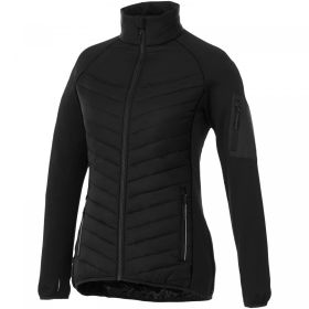Banff women's hybrid insulated jacket Solid black
