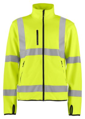 6105 SOFTSHELL JACKET, LIGHTWEIGHT EN ISO 20471 CLASS 3 Yellow/Black