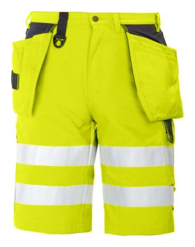 6503 SHORTS EN ISO 20471 CLASS 2/1 Yellow/Black
