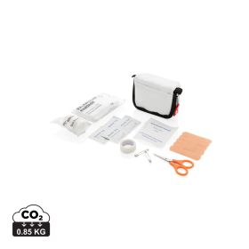 First aid set in pouch White