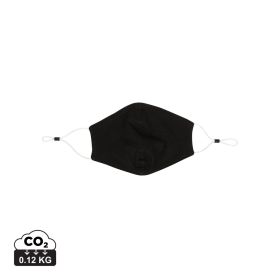 Reusable 2-ply cotton face mask Black