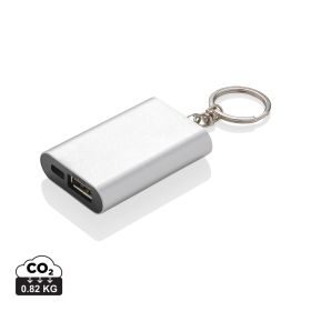 1.000 mAh keychain powerbank Silver