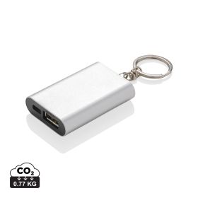 1.000 mAh keychain powerbank Silver