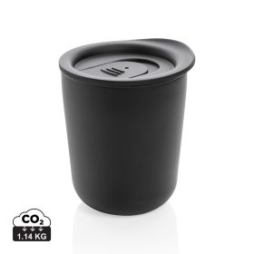 Simplistic antimicrobial coffee tumbler Black